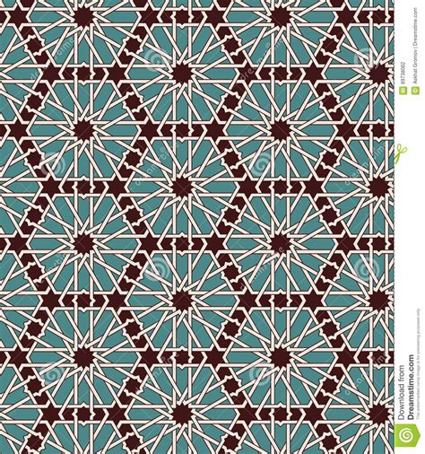 Seamless Islamic Patterns In Color Islamic Ornamental Colorful Detail