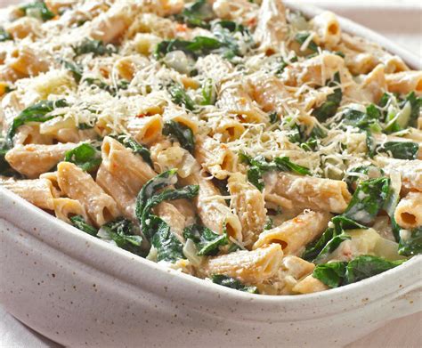 Most kids are picky eaters. Vegetarian Baked Pasta With Cheese and Spinach Recipe