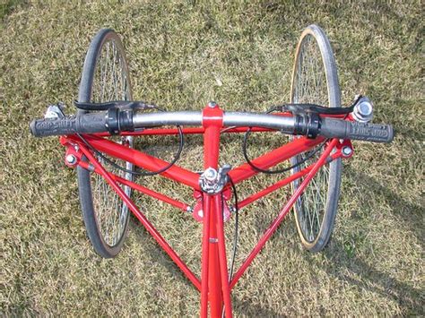 If it has 3 wheels in front it aint really a motorcycle anymore, though. Winter Of Our Discount Tent: Heather's Trike