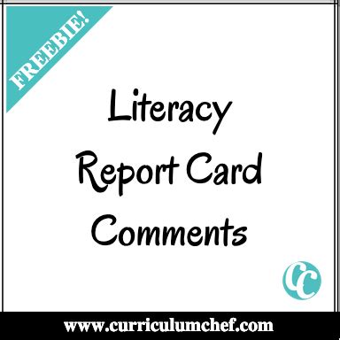 If only negative statements are written. 105 Report Card Comments for Literacy You'll Find Helpful | Report card comments, Preschool ...