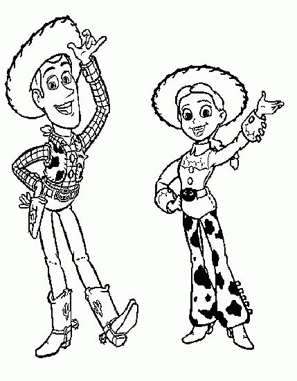 Clearly, with the addition of humor for adults, animation became even bigger business. Woody and Jessie Coloring Pages - Get Coloring Pages