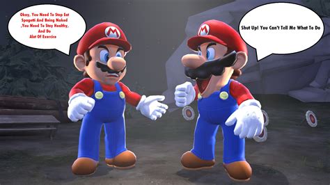 Super Mario Vs Smg4 Mario By Angrygermankidoble On Deviantart