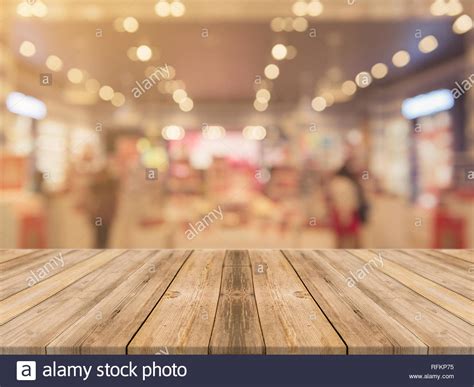 Free Download Wooden Board Empty Table Top On Of Blurred Background