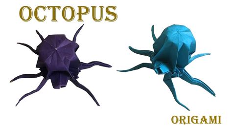 Origami 3d Octopus How To Make Paper Octopus Step By Step Origami