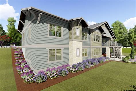 A walkout basement offers many advantages: Plan 64483SC: One-level Prairie House Plan with Walk-out ...
