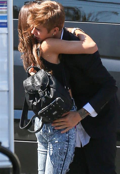 Someone Still Has Bieber Fever Justin Spotted Hugging Mystery Girl Daily Star