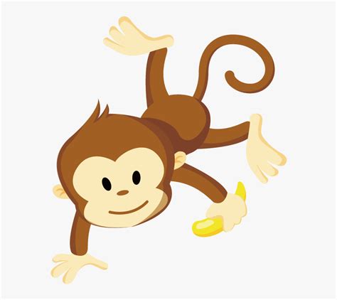 Monkey Clip Art Monkey And Banana Clipart Hd Png Download