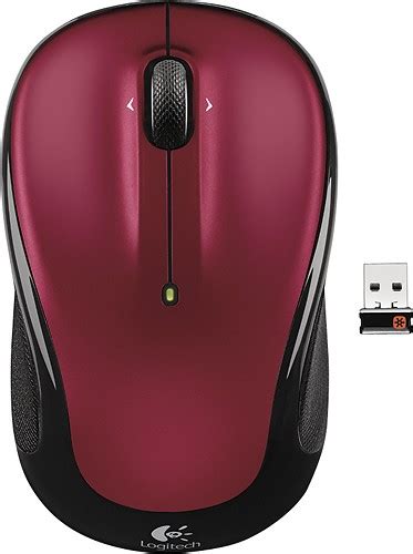 Logitech M325 Wireless Optical Mouse Red