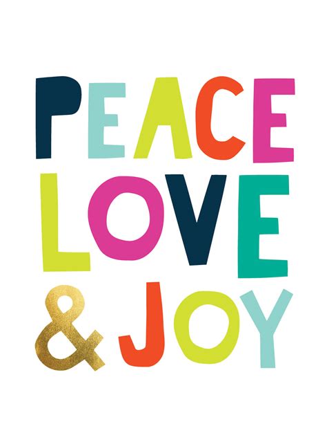 Peace Love And Joy Peace Love And Joy Madison Park Greetings