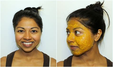 Homemade Natural And Incredible Turmeric Face Peeling Mask Women