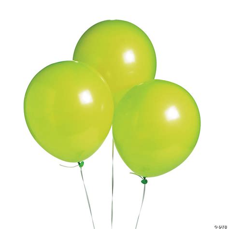 Lime Green 11 Latex Balloons Oriental Trading