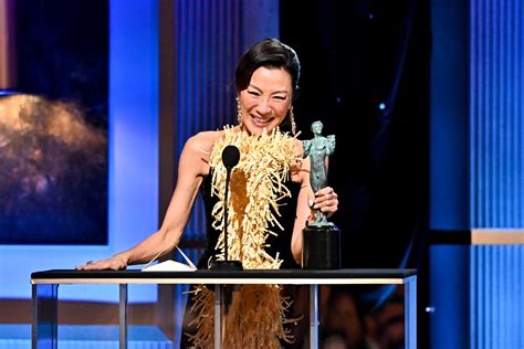 Michelle Yeoh Is First Asian To Win Best Film Actress At Sag Awards