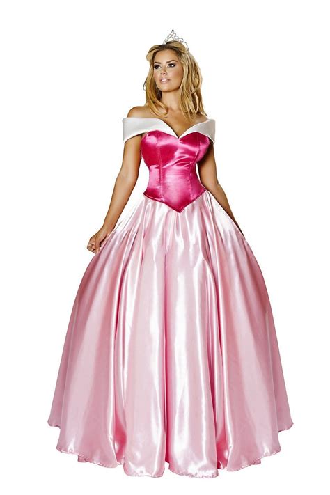 Princess Aurora Halloween Adult Princess Costume Princess Aurora Dress Pink Princess