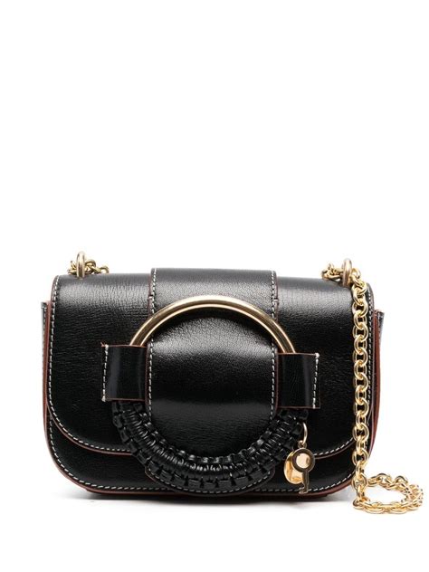 See By Chloé Hana Leather Shoulder Bag In Black Modesens