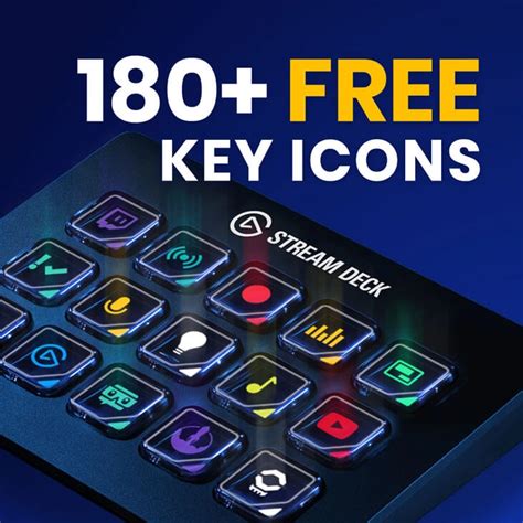 Clarity Stream Deck And Touch Portal Key Icons In 2021 Streaming