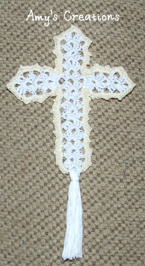 You will also need about 1/4 yard of narrow ribbon. Crochet Cross Pattern | AllFreeCrochet.com