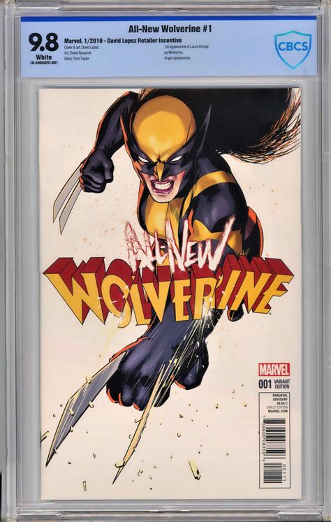 All New Wolverine 1 Cbcs 98 125 Variant 1st Laura Kinney As