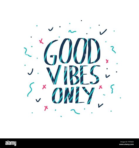 Good Vibes Only Quote Poster Template With Handwritten Lettering Hand