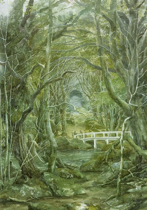 The Path Through The Woods Alan Lee Fantasy Landscape Alan Lee Art