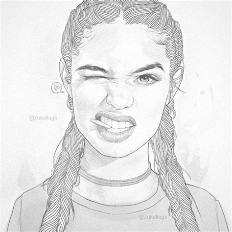 Ink361 The Instagram Web Interface Portrait Drawing Drawings Art