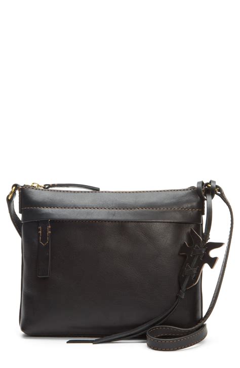 Frye Carson Leather Crossbody Bag In Black Lyst