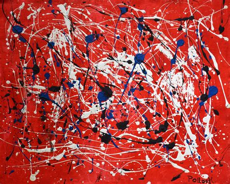 Jackson Pollock Oilpainting Abstract Art Painting Art Paintings