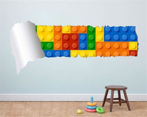 Lego Brick Wall Stickers Are Fun Way To Redecorate Any Room Wall