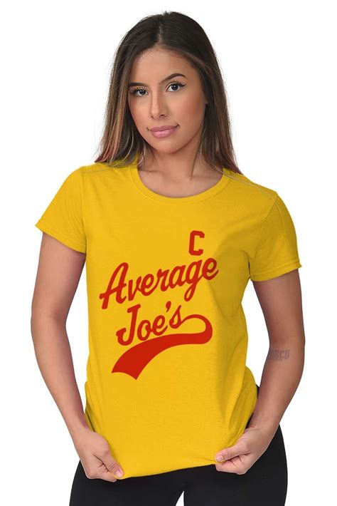 Average Joes Gym Athletic Funny Comedy Movie Womens Short Sleeve Ladies