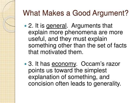 Ppt What Makes A Good Argument Powerpoint Presentation Free