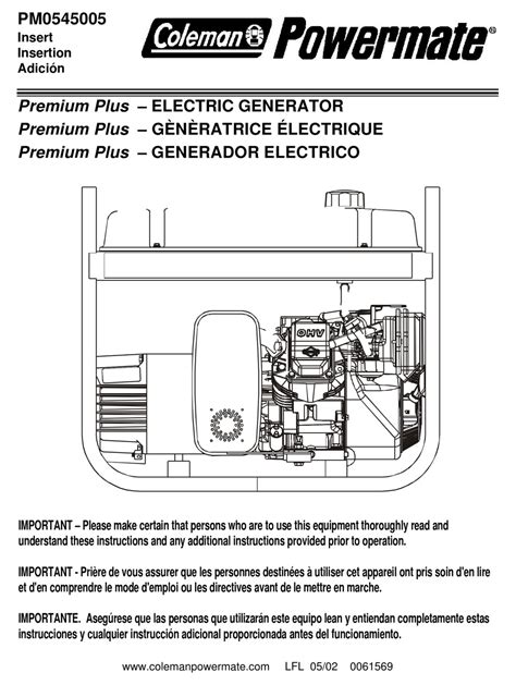 Coleman Powermate Generator Wiring Diagram Wiring Diagram