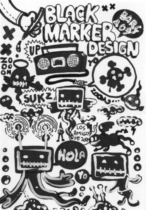 De karina saldivar que 721 personas siguen en pinterest. dibujos sobre papel en blanco y negro | Domestika