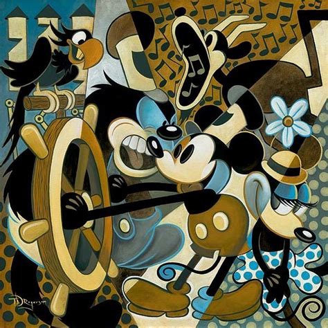 Disney Fine Art Of Mice And Music By Tim Rogerson Contemporary Fine