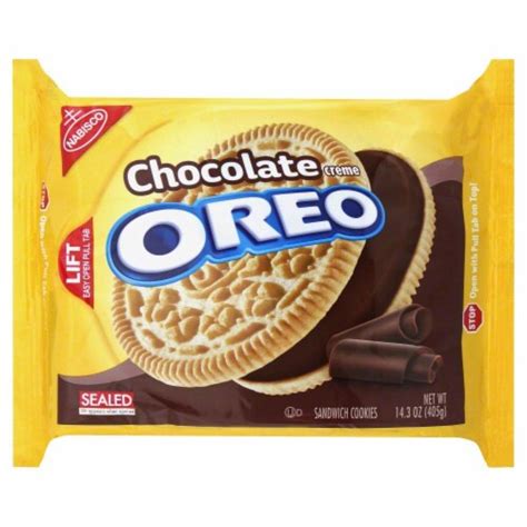 Oreo Golden Chocolate Creme Sandwich Cookies Oz Kroger