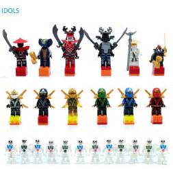 24 Sets Ninjago Mini Figures Minifigures Cole Jay Sensei Fits Lego