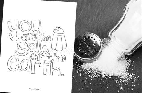 Salt Of The Earth Printable Matthew 5 13 MinistryArk