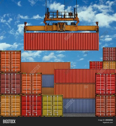 Stack Freight Containers Docks Image And Photo Bigstock