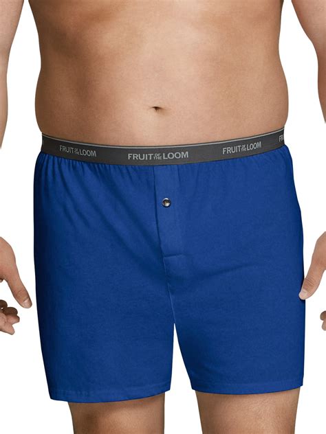 Fruit Of The Loom Fruit Of The Loom Big Mens Assorted Knit Boxers 6