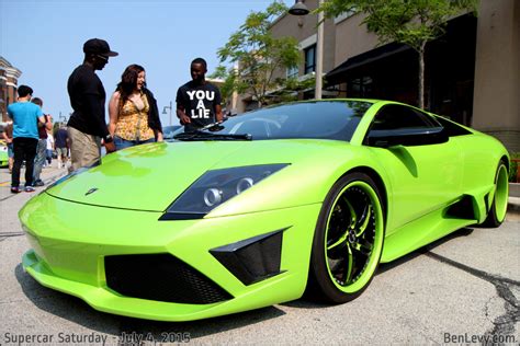 Lime Green Lamborghini Murcielago