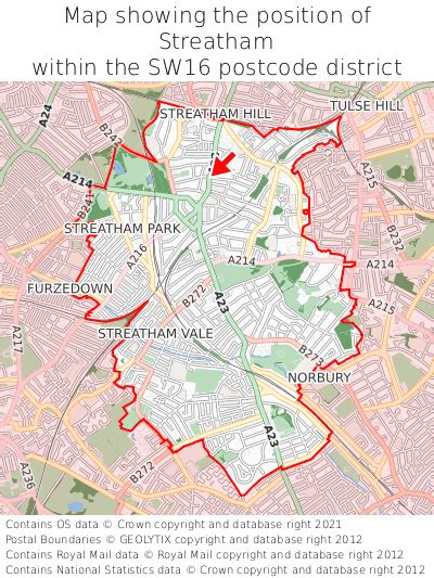 Where Is Streatham Streatham On A Map