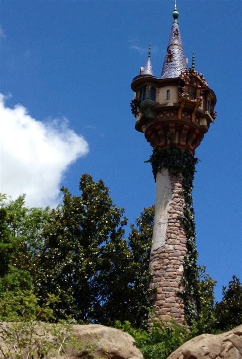 Rapunzels Tower From Disneys Tangled In Magic Kingdom Disney World