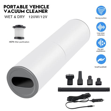 7000pa 120w portable mini car vacuum cleaner handheld dry wet vaccum cleaner 12v ebay