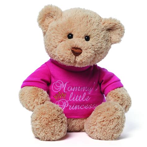 Gund 4048276 Mommys Little Princess T Shirt Teddy Bear Stuffed Animal