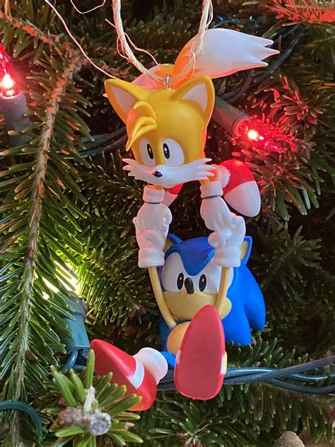 My Sonic And Tails Ornament From The Hallmark Store Merry Christmas Yall🎄 Rsonicthehedgehog