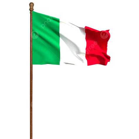 Italy Flag Clipart Png Images Italy Flag With Pole Italy Flag With