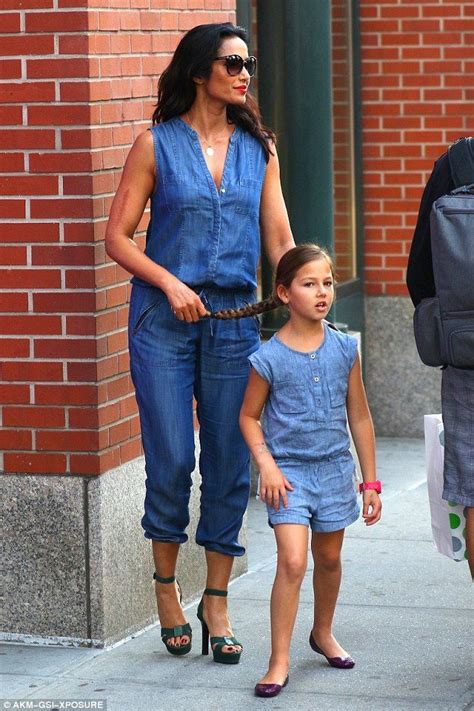 So Cute Padma Lakshmi And Her Daughter Krishna Were Twinning In Denim Outfits When They