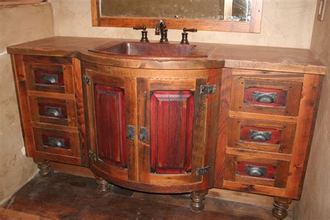 24 grey bathroom vanity cabinet and sink combo marble top solid wood w/mirror,sink&faucet. Rustic Copper sink barn wood vanity