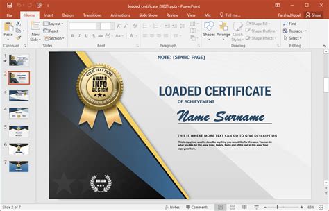 3.use the art of storytelling. Animated Certificate Design PowerPoint Template