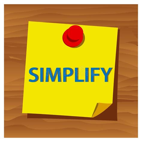 Simplify Stock Illustration Illustration Of Complicated 28681398