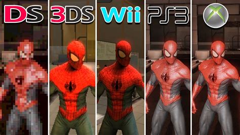 Spider Man Edge Of Time 2011 Ds Vs 3ds Vs Wii Vs Ps3 Vs Xbox 360