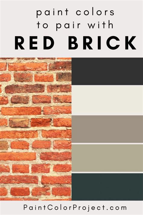 11 Paint Colors That Compliment Red Brick The Paint Color Project